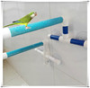 Meng pet wholesale parrot toy parrot bath shower station rack bath supplies parrot station barbell bird station frame