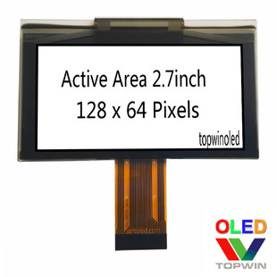 2,7-дюймовый OLED-дисплей 2,7-дюймовый белый свет UG-28644SWDT06 Производитель 2.7-дюймовый экран 1325