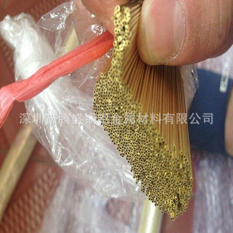 厂家批发黄铜电极管 深圳电极铜管 1*400mm 0.5*400mm规格齐全