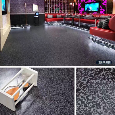 PVC塑胶弹性地板 医院办公室 PVC卷材塑胶地板1.6mm密实底 耐磨