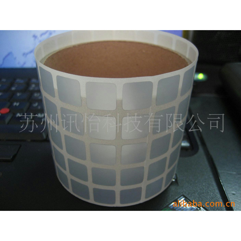 SUNTECK厂家非标彩印滚刀模切苏州PET消银龙金属铭版QR标签铝箔纸