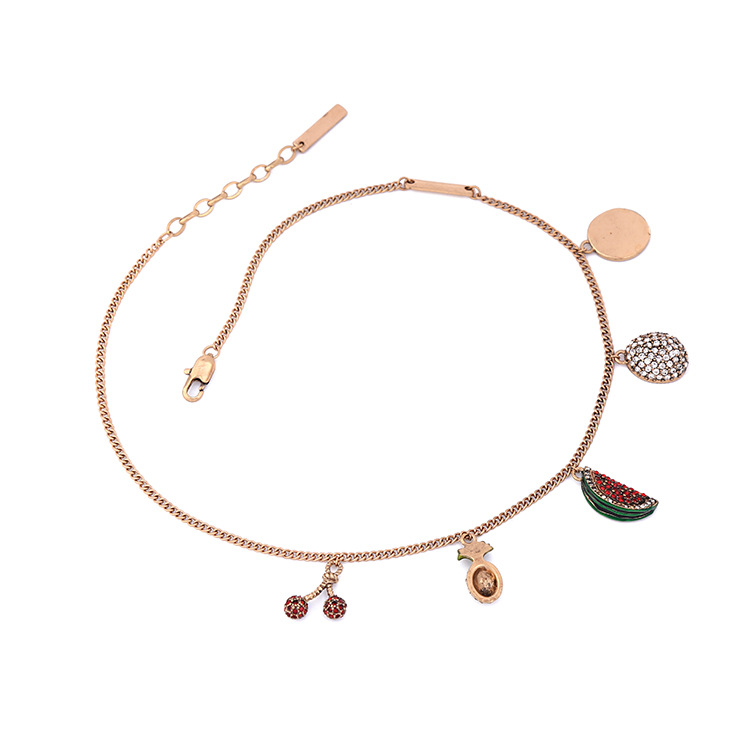 Occident and the United States alloy Dijiao necklace NHQD3965
