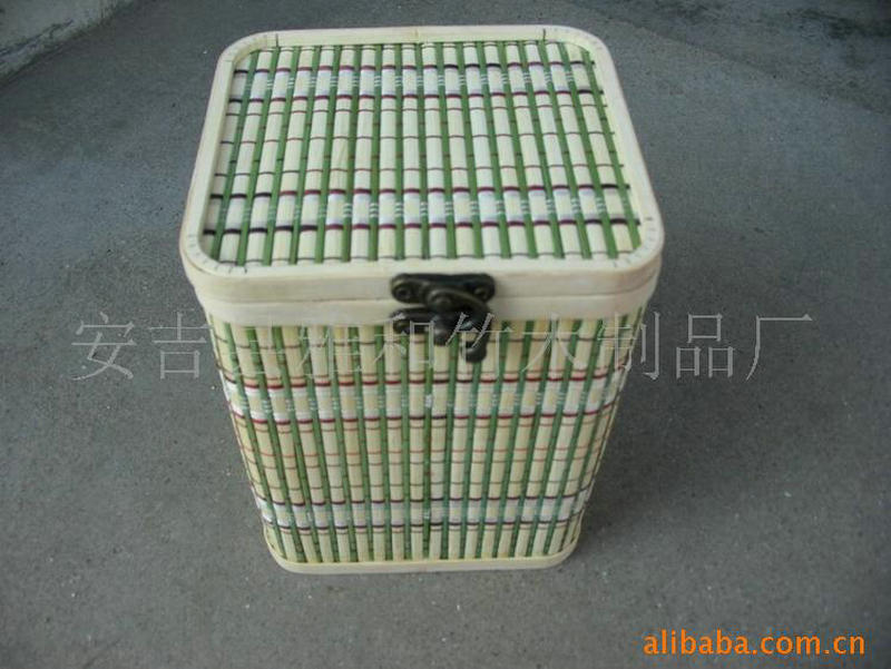 供应化妆品圣诞包装盒 竹方盒 粽子包装盒 带扣小竹盒
