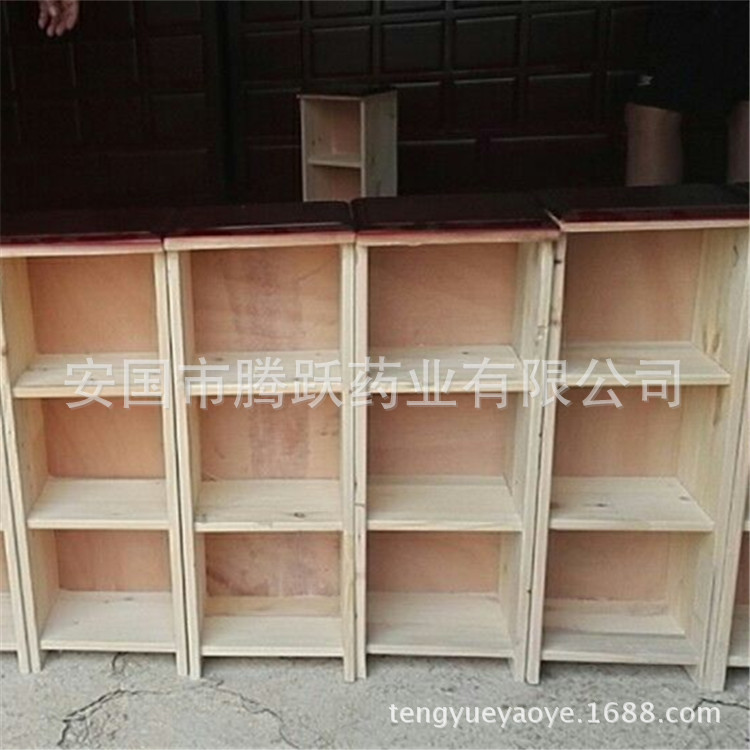 Solid Camphor Pine Chinese Medicine Cabinet 53 Drawers Chestnut Red Custom Herbal Storage Cabinet quality and texture