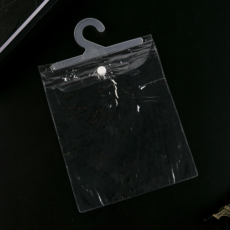 universal plastic hanger PVC with zipper