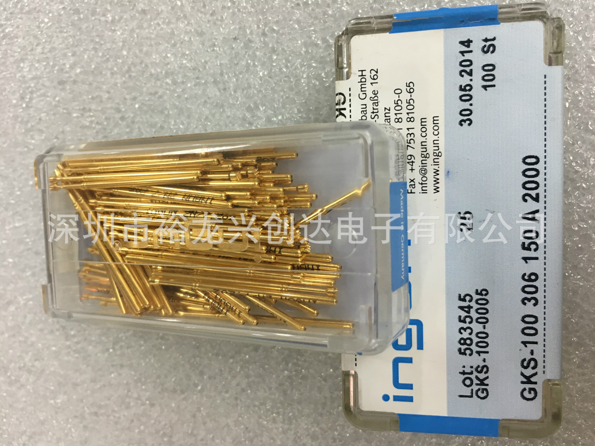 德国INGUN测试探针 GKS100 306 150 A2000大电流探针 弹簧顶针