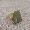 Sansui, crystal, ring with stone, European style, with gem