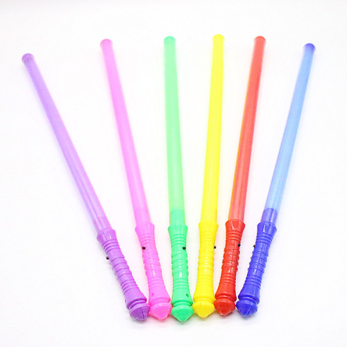 Glowing stick large size 48CM colorful flash rainbow glow stick concert event cheering performance props wholesale