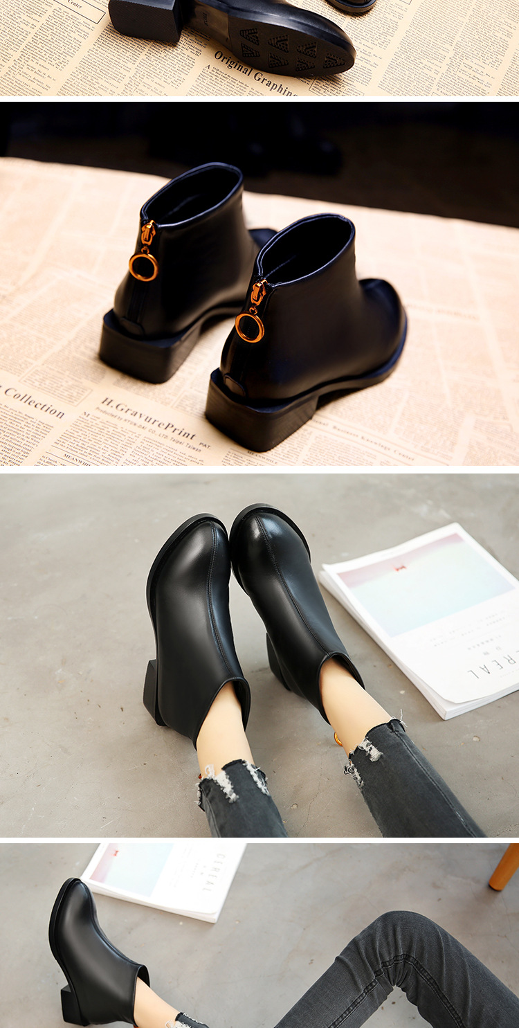 Bottes femme en PU artificiel - Ref 3354951 Image 10