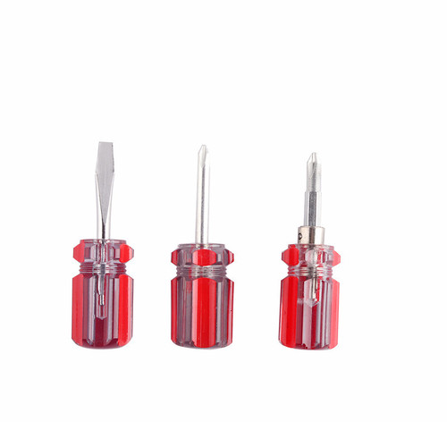 2-inch mini multi-purpose dual-purpose screwdriver carrot head cross-shaped plum blossom flat mouth screwdriver small screwdriver manual