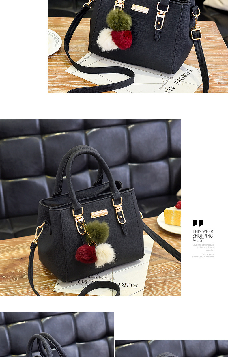 Women's Medium Pu Leather Solid Color Elegant Basic Square Zipper Shoulder Bag Crossbody Bag Square Bag display picture 1