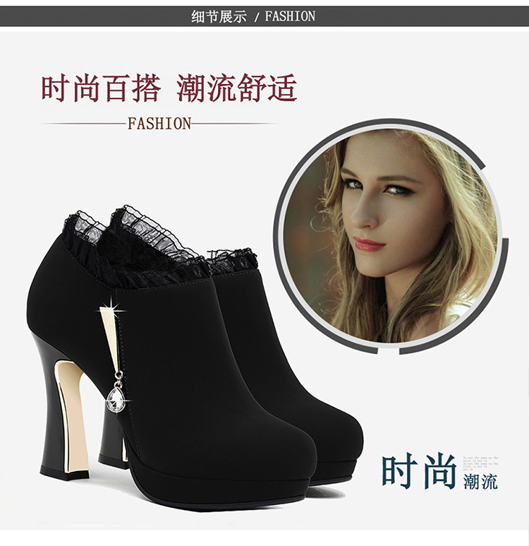 Bottes femme en Daim - Ref 3355324 Image 17