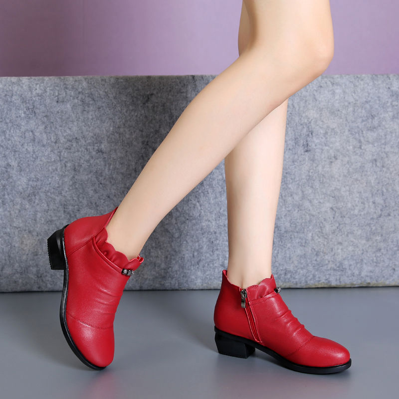 Bottes femme en En cuir - Ref 3355489 Image 3