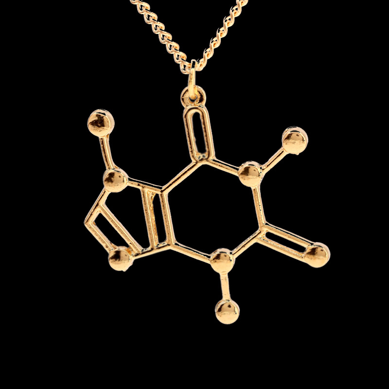 Explosion Necklace Clavicle Chain Fashion Personality Simple Hot Sale Science Student Molecular Necklace Accessories Wholesale Nihaojewelry display picture 1