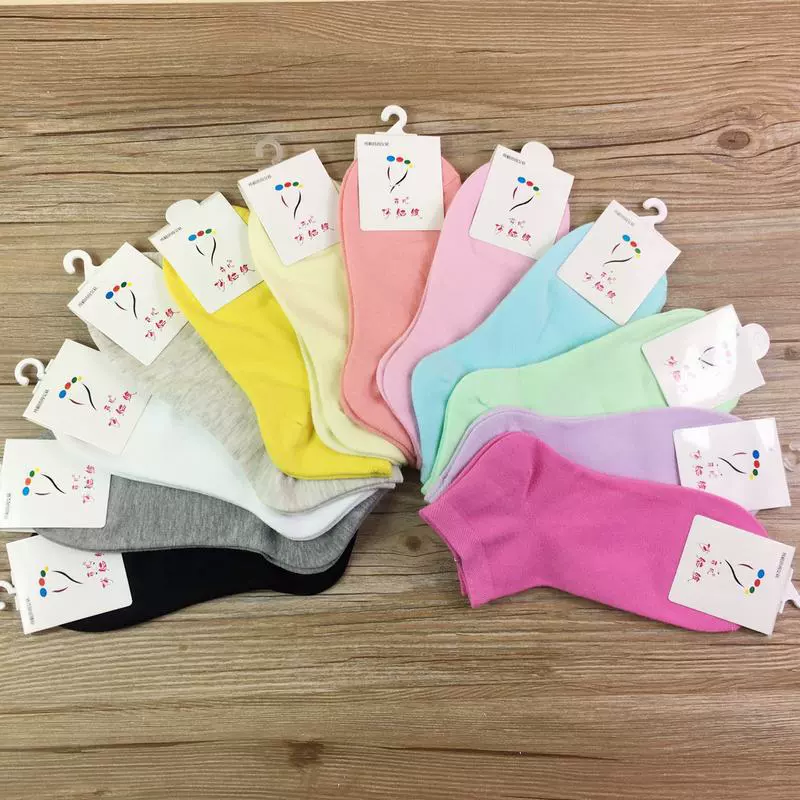 俏姑娘 Summer colored knee socks, factory direct supply