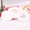 Velvet cute headband with letters, scarf for face washing, wholesale