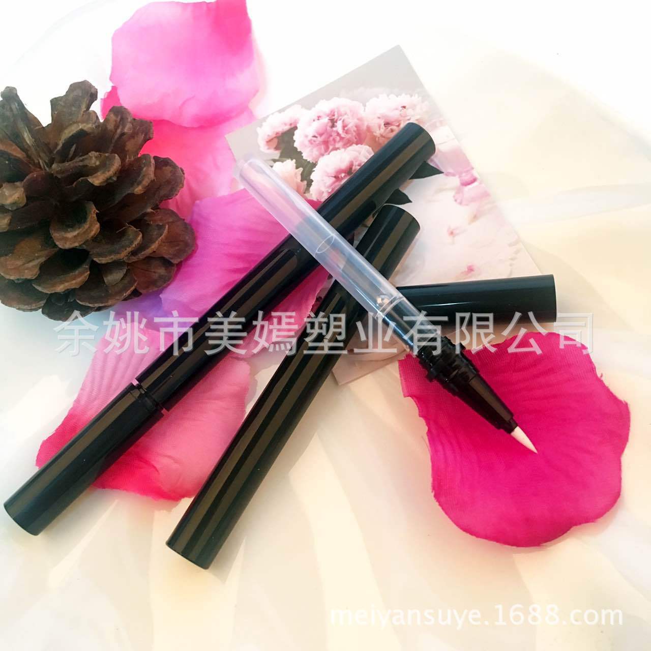 厂家直供包材眼线笔包材钢珠眼线笔空管包材睫毛粘性眼线笔