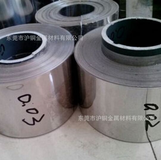 进口304高精不锈钢带，超薄0.02mm不锈钢带