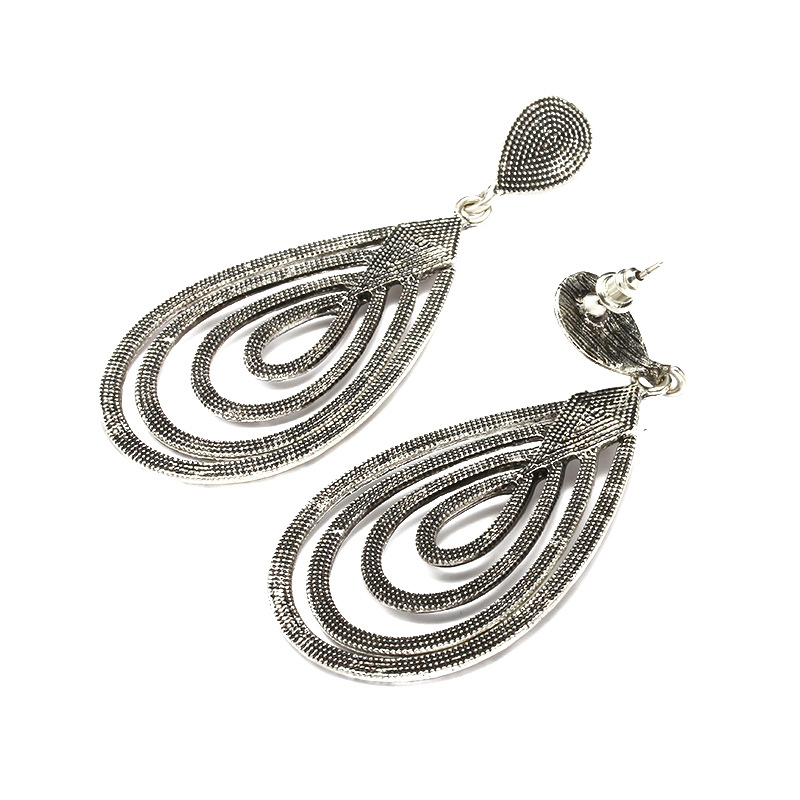 Aretes Colgantes Vintage Pendientes De Diamantes Exagerados display picture 6