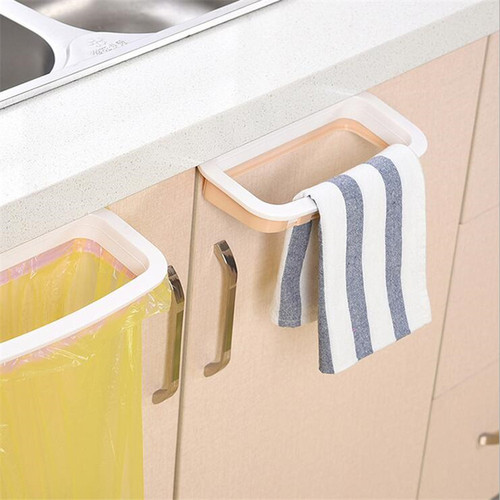 A2-27 kitchen door back portable garbage bag holder, cabinet garbage hanger, door rag rack garbage bag