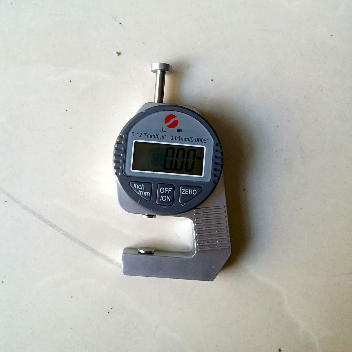 Высокое качество наконечник плоский толщиномер плоский 0-10 мм наконечник плоский толщиномер верхний электронный цифровой дисплей толщиномер
