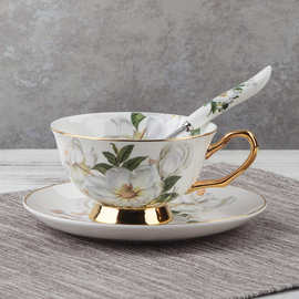 英式咖啡杯欧式咖啡杯碟套装陶瓷咖啡杯子家用下午茶茶具茶杯批发