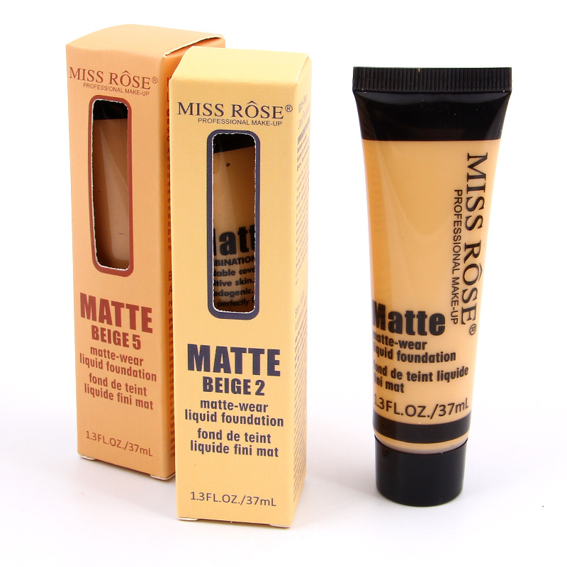 Moisturizing Matte Makeup Foundation Repairing Foundation Cream Concealer Liquid Foundation 37ml display picture 1