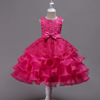 Small princess costume, evening dress, flower girl dress, European style, tutu skirt