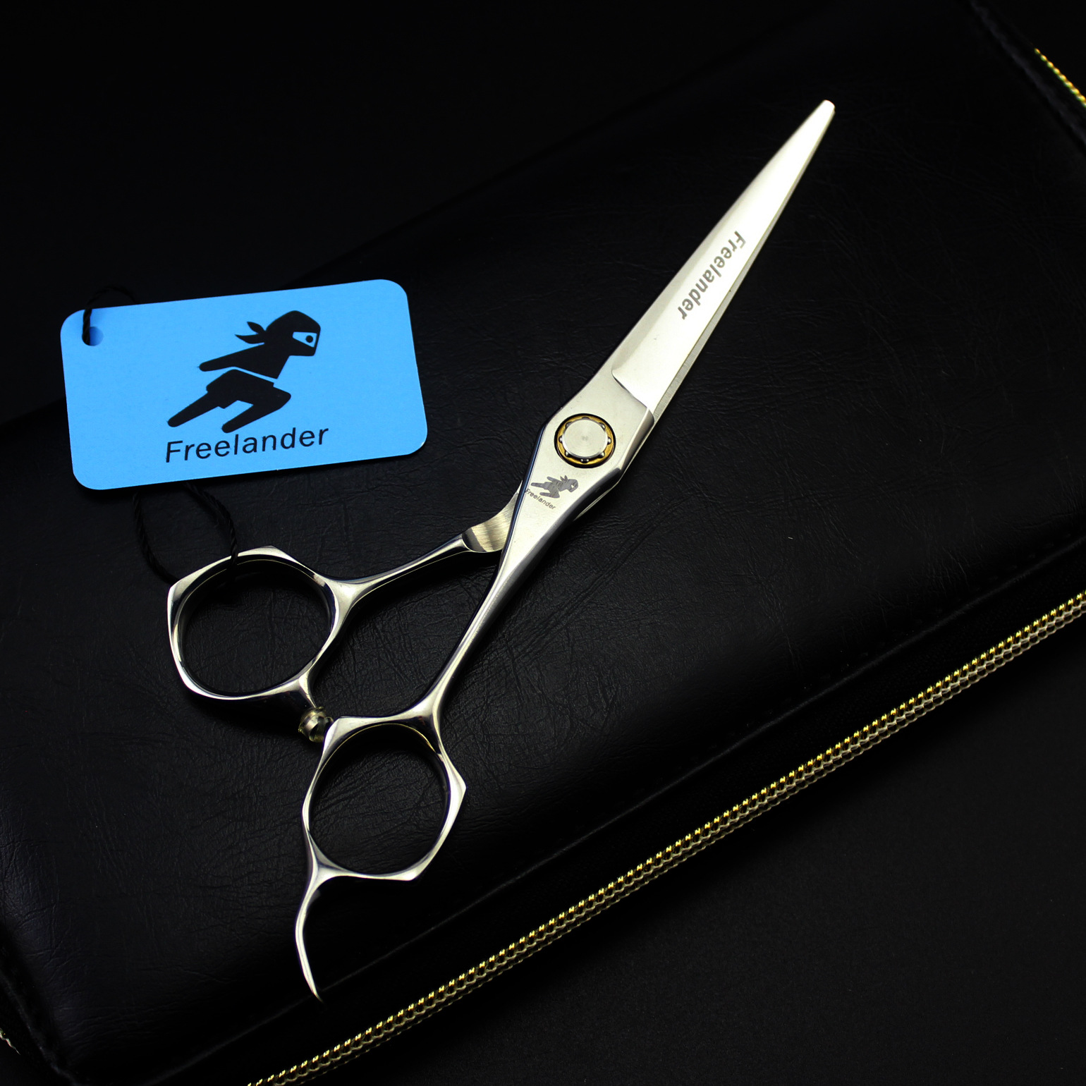 6.0寸 神行者 个性  美发剪刀 理发剪 平剪 送包