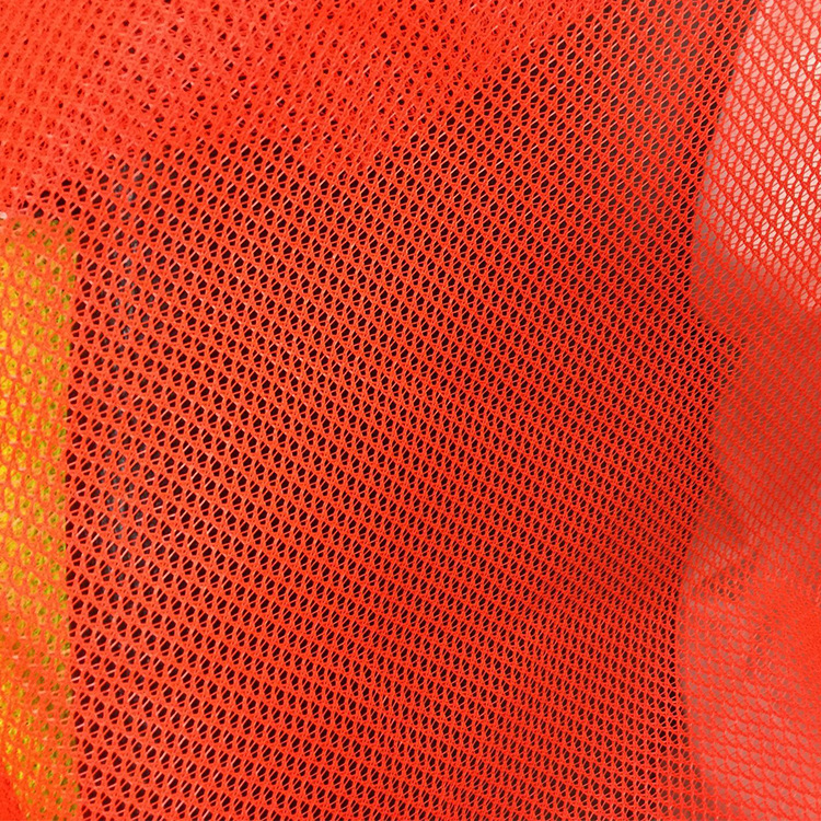 厂家涤网布 硬挺透气运动鞋面料供应 时尚荧光面料