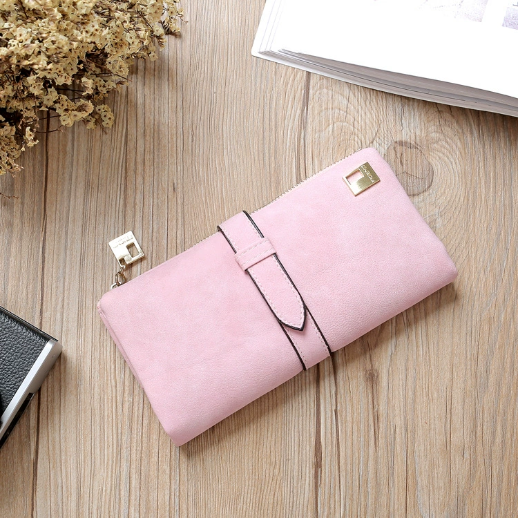 Ретро-матовый длинный кошелек, AliExpress, корейский стиль