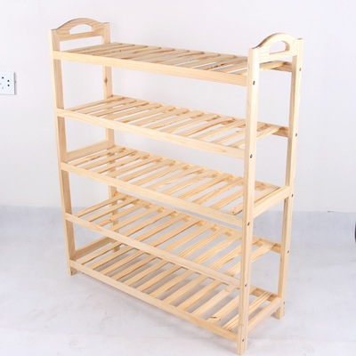 Manufactor wholesale solid wood household simple and easy shoe rack multi-storey Storage Shoe cabinet Modern simplicity Economic type Assemble shoe rack
