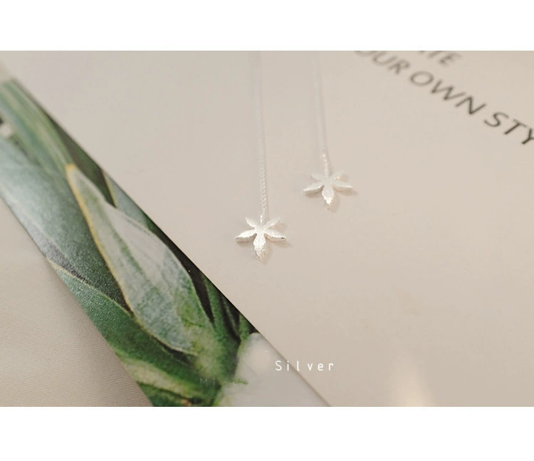 Стильные серьги, серебро 925, образец, корейский стиль