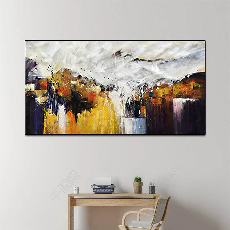 Акрил, ручная роспись, изготовленный на заказ, 60×120см