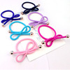 Base hair rope handmade with bow, wholesale