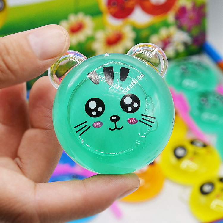 48 en caja animal arcilla de cristal ramen arcilla creativa de seis colores arcilla de gelatina transparente juguetes hechos a mano juguetes para niños