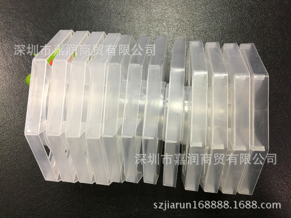 供应保鲜膜塑料托架透明八角支架小八角护架四角支架纸筒托架