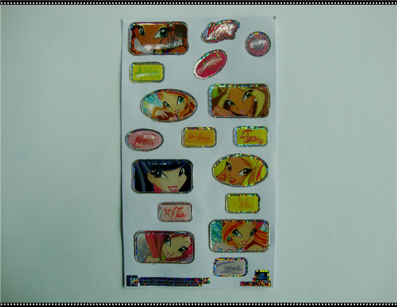 厂家定做水晶滴胶贴纸 透明PVC滴胶贴 透明滴胶贴纸