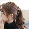 Hair accessory, shiny crystal, hairgrip, ponytail, Korean style