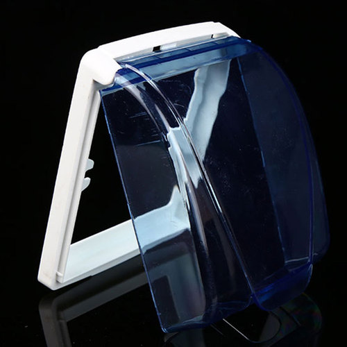 Self-produced and sold type 86 wall switch splash-proof box plastic socket panel waterproof box transparent switch cover