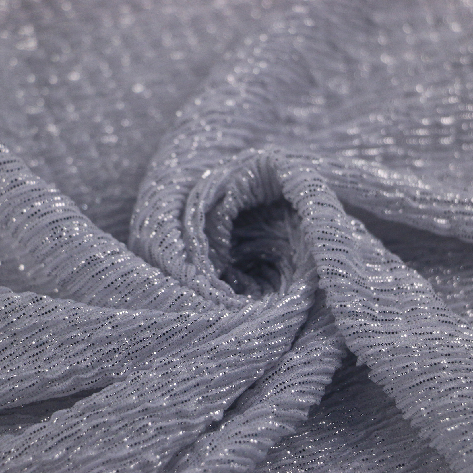 绍瑞新款厂家供应销售 点子烫金50D 针织压皱面料