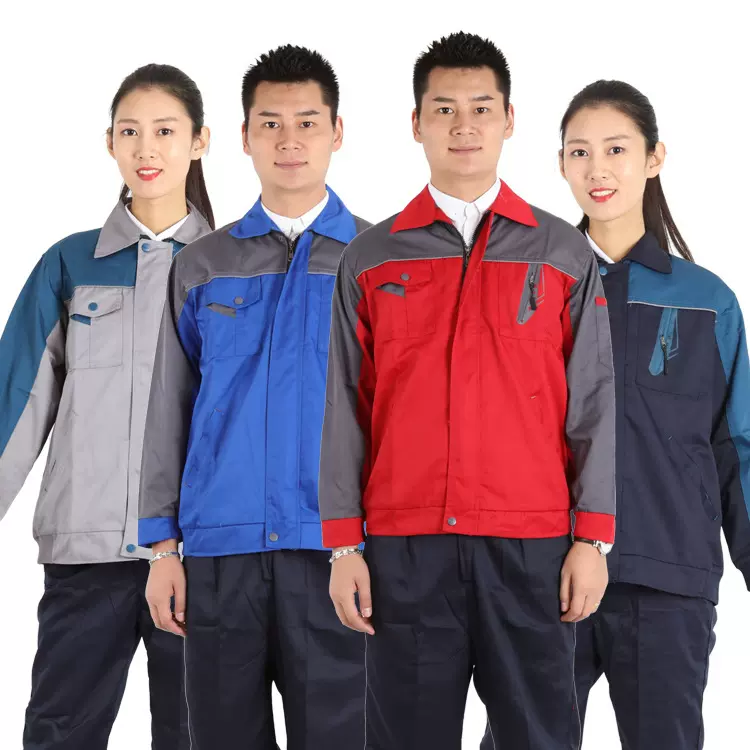 厂家直销长袖劳保工作服套装男 工作制服工程服车间厂服工批发做
