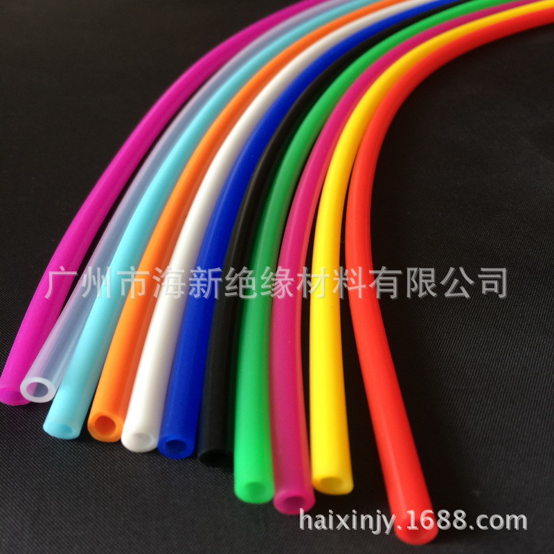 Preferential supply of high quality transparent 4*8 inner diameter 4 outer diameter 8mm color non-toxic food grade odorless silicone tube