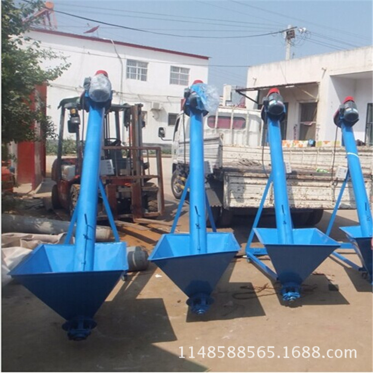 邹城电动上料提升机 管式螺旋提升机 石灰粮食上料机