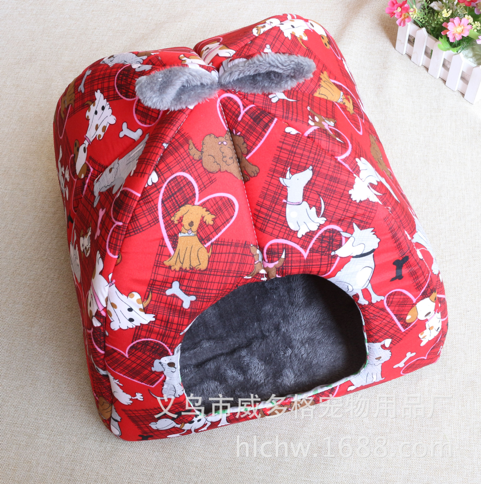 宠物用品批发狗窝宠物窝四季可拆洗两用狗窝保暖宠物窝厂家直销