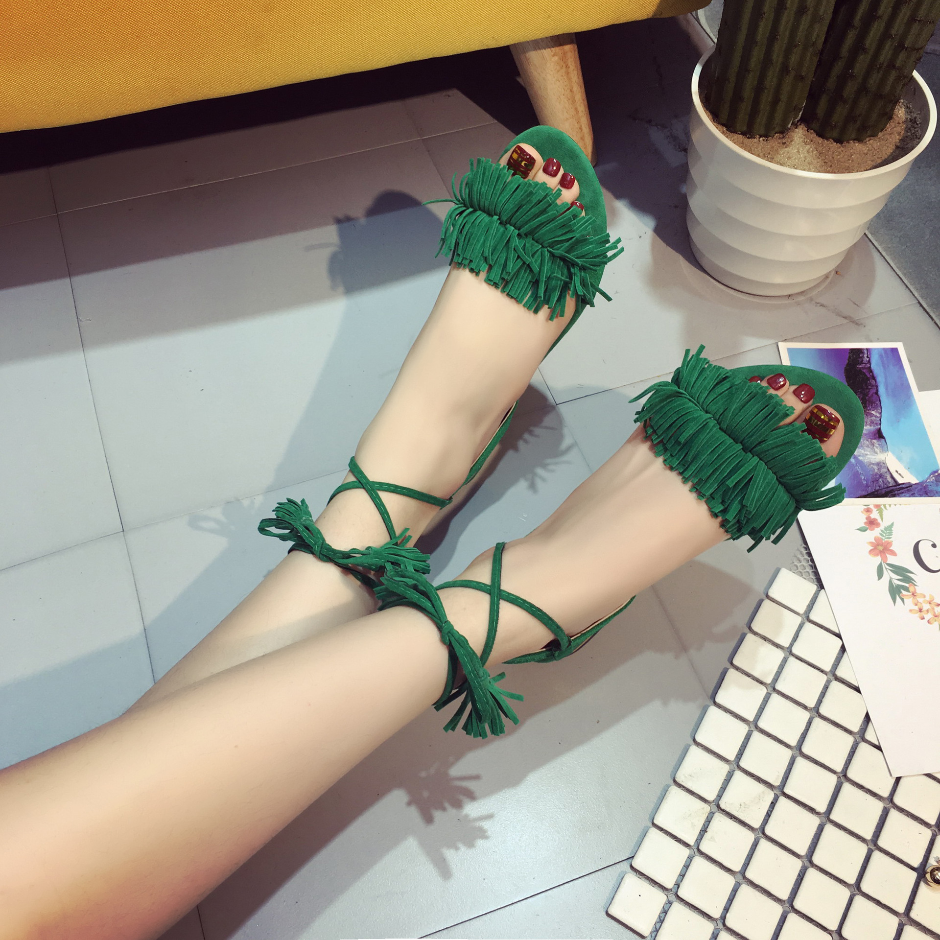 Chaussures été pour femme en Caoutchouc - Ref 3345427 Image 19