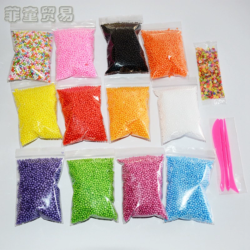 FBA Cross -Overseas Trade Color Foam Granules EPS Pauli Dragon Foam Swanted Doll Filling Material 8*12