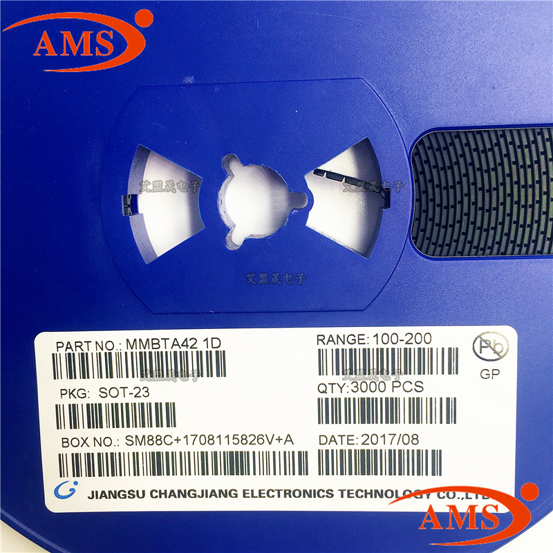 MMBTA42 丝印:1D SOT-23 CJ/长电 贴片三极管晶体管 全新现货