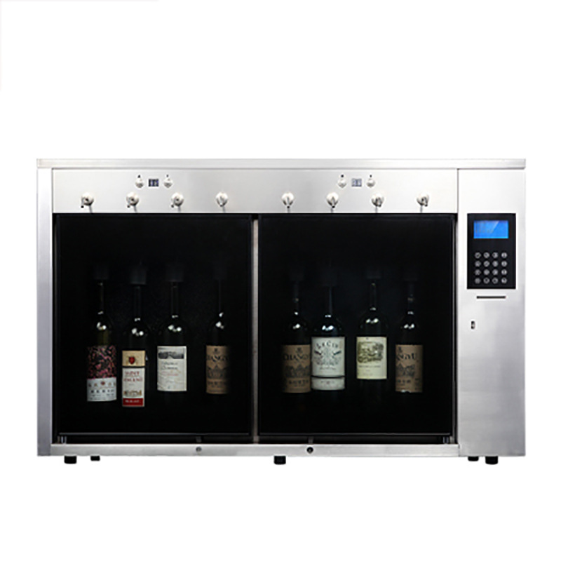 FUENTE fabricante dispensador de vino nitrógeno fresco-mantenimiento de vino dispensador cuantitativo vino automático de escritorio máquina de prueba de vino