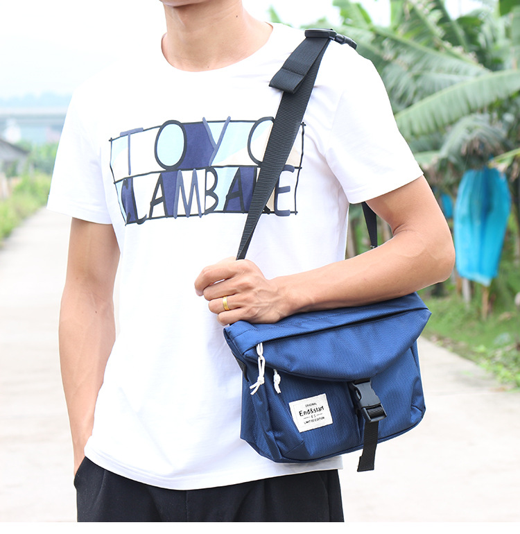 Men's Shoulder Bag Messenger Bag Men's Casual Oxford Cloth Student Messenger Bag Fixed Flying Bag Messenger Bag Men_voghion.com